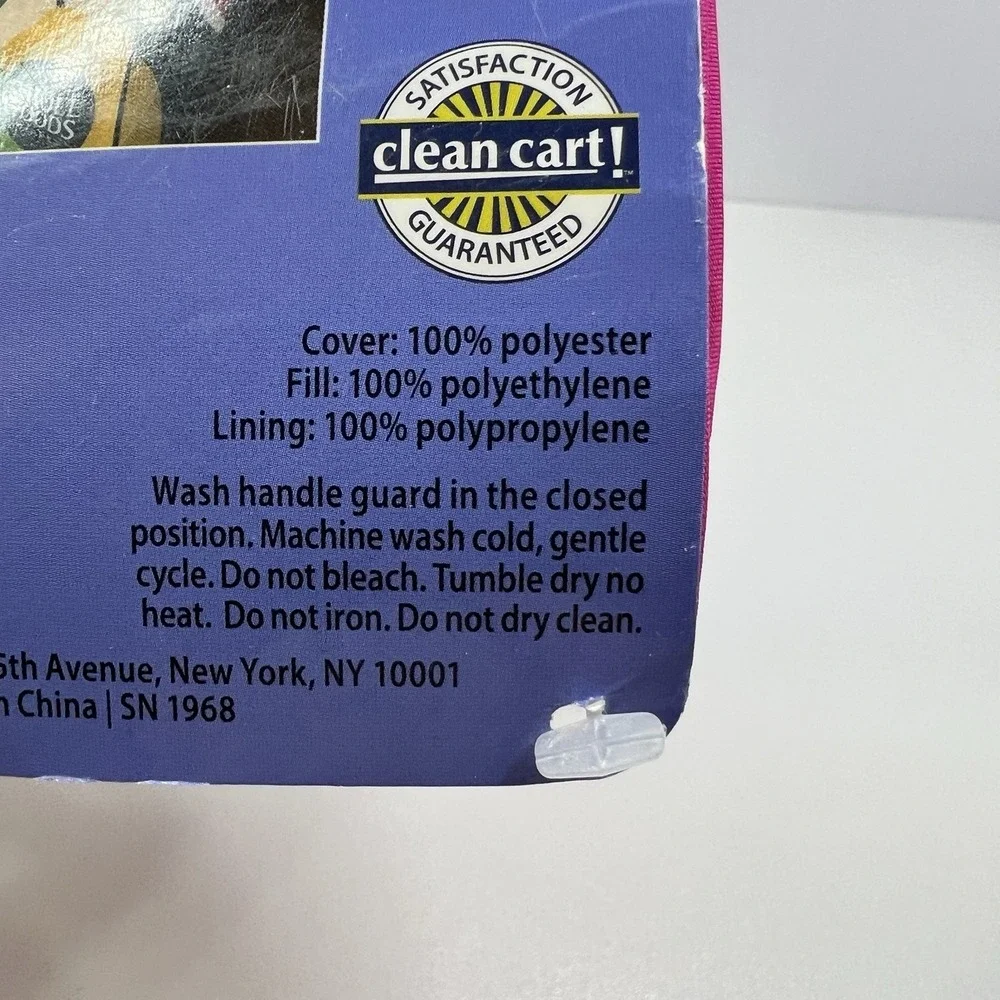 Clean Cart Handle Guard Pink‎ Reusable Shopping Cart Cover Antimicrobial